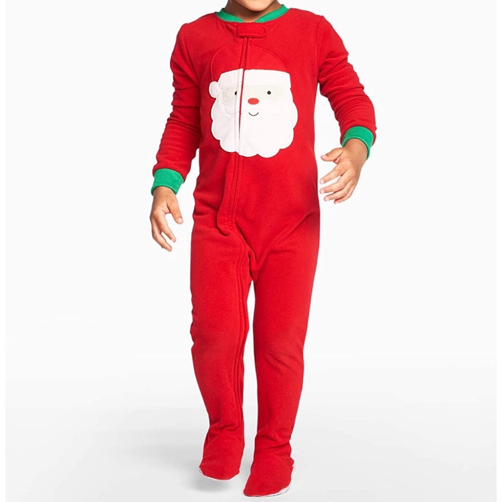 Carter's Toddler Holiday Red Footed Pajama size 5T